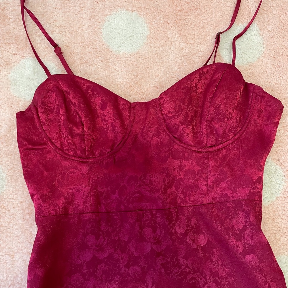 Little red mini dress